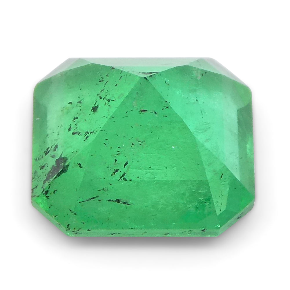 1.24ct Colombian Green Emerald Square Cut Gemstone from SkyJems Premium Beryl Collection