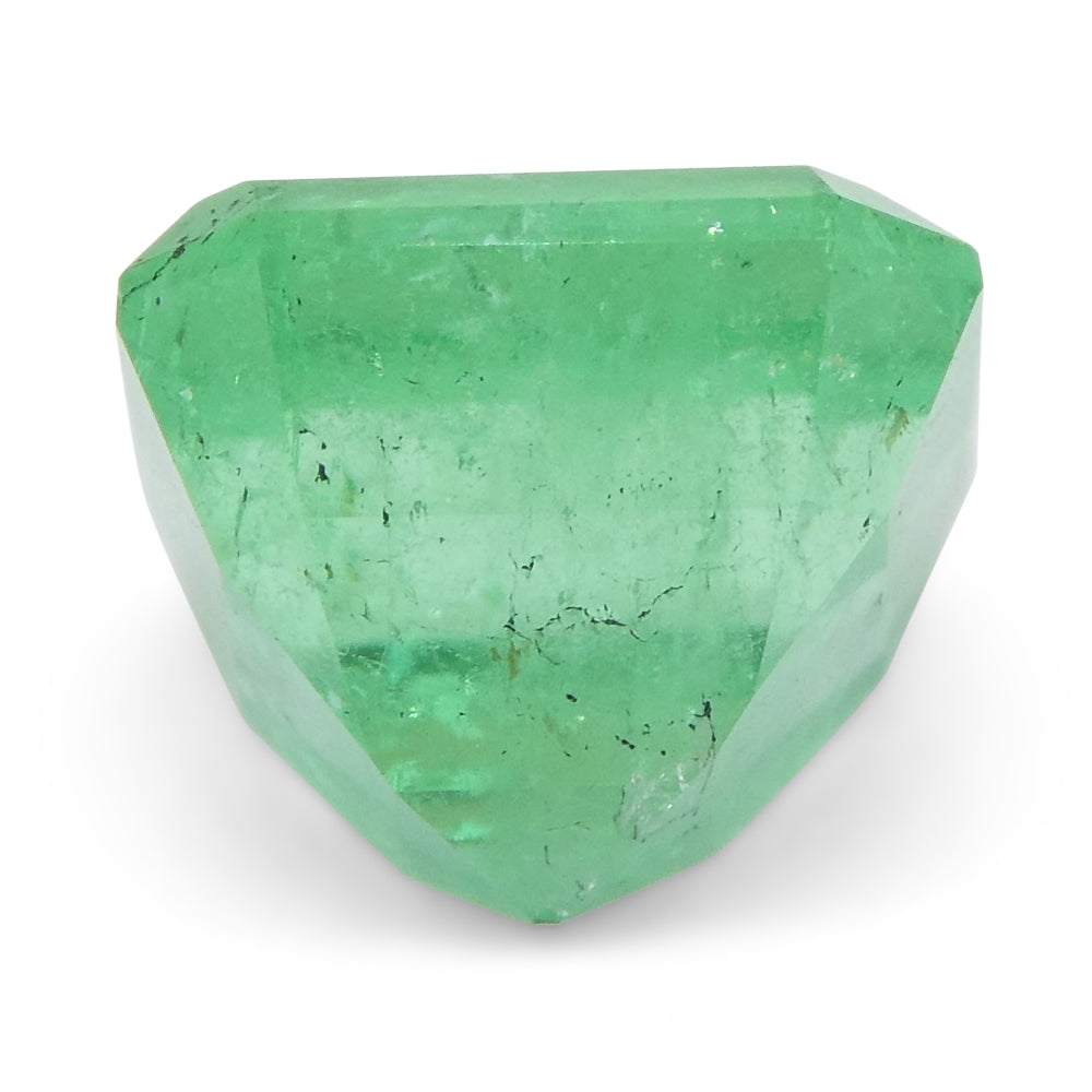 2.46ct Colombian Square Green Emerald, premium Step Cut gemstone from SkyJems' rare international collection