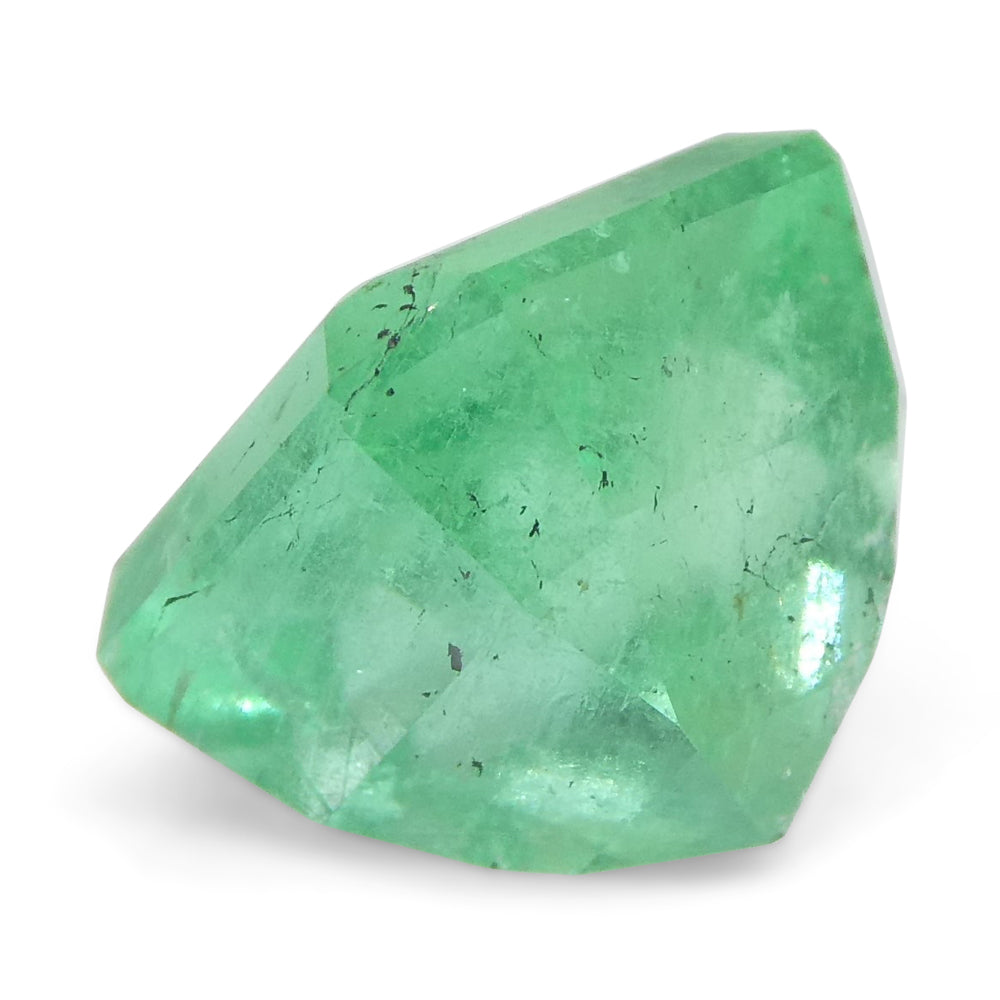 2.46ct Colombian Green Emerald Square Step Cut Gemstone from SkyJems Fine Colored Gem Collection