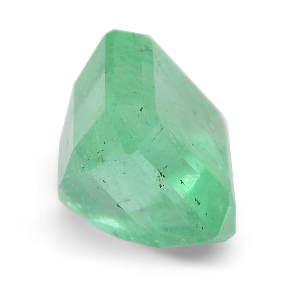 2.46ct Colombian Green Emerald Square Step Cut, premium green beryl gemstone by SkyJems Canada