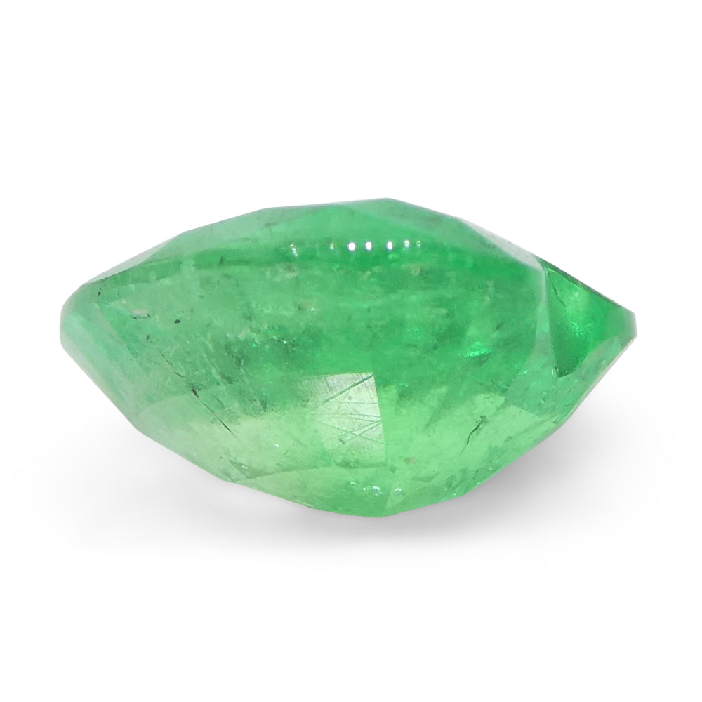1.86ct Colombian Heart-Cut Green Emerald from SkyJems, premium medium-strong beryl gemstone in classic heart shape