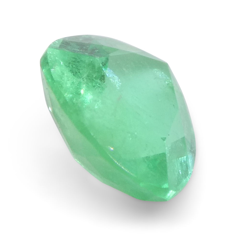 0.84ct Colombian Green Emerald Trillion Cut - Premium Gem from SkyJems Rare Gemstone Collection