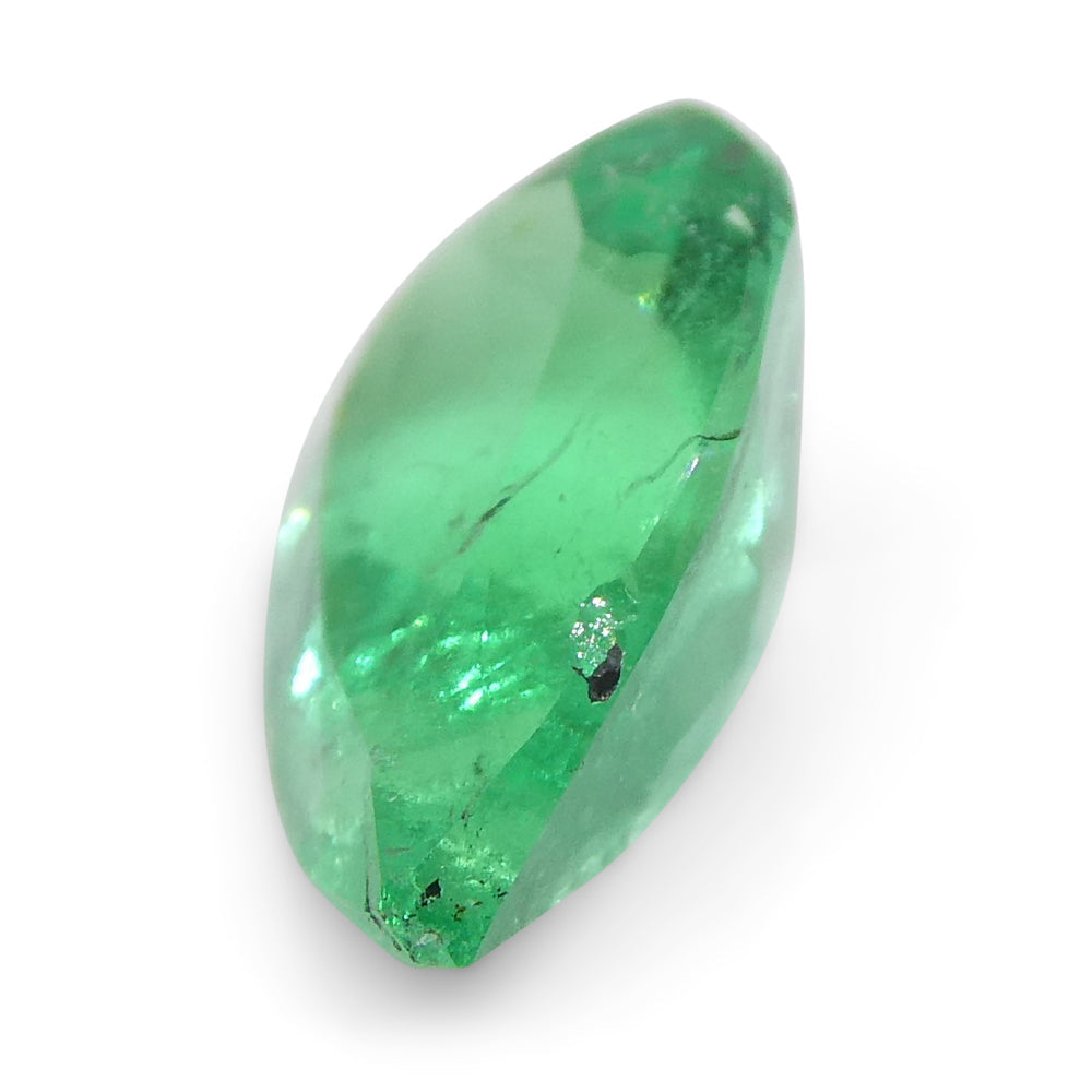 0.83ct Colombian Pear Green Emerald, bluish green beryl gemstone from SkyJems' premium colored gem collection