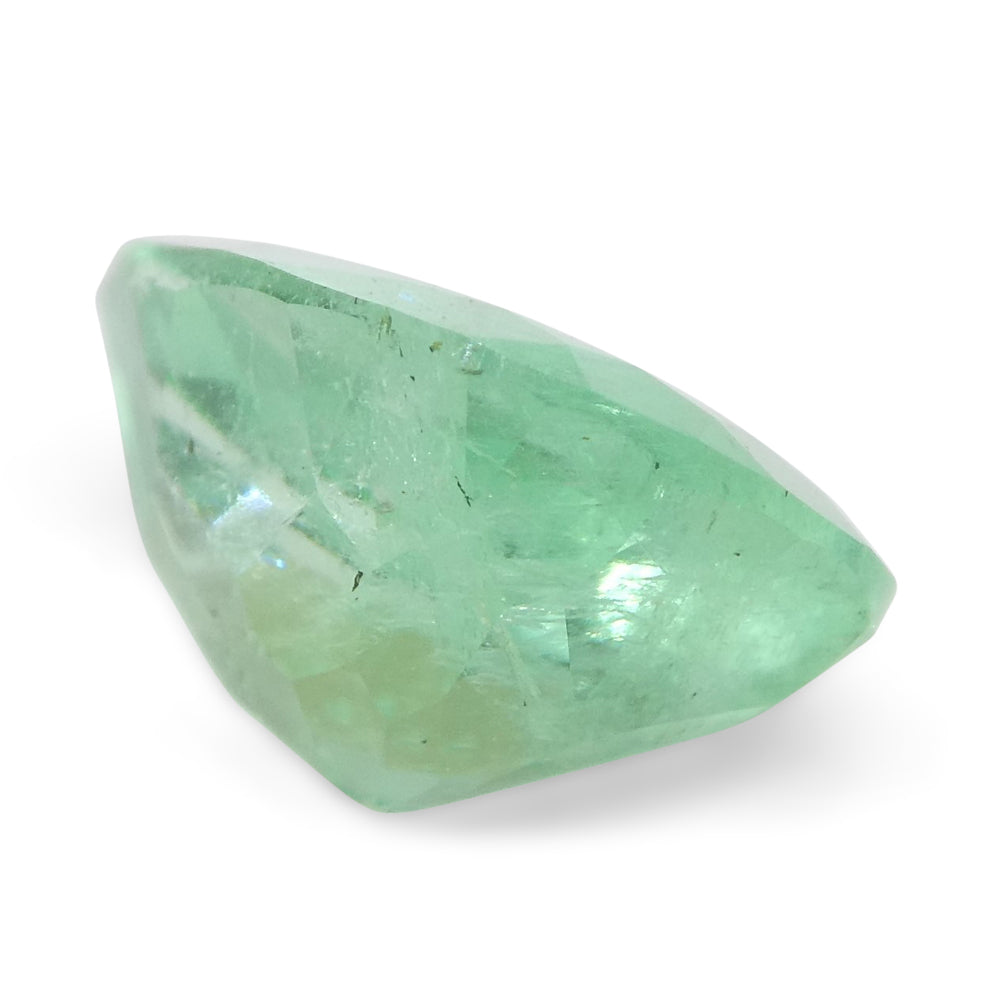 1.37ct Colombian Pear Green Emerald, Moderate Clarity | Premium Beryl Gemstone by SkyJems Canada