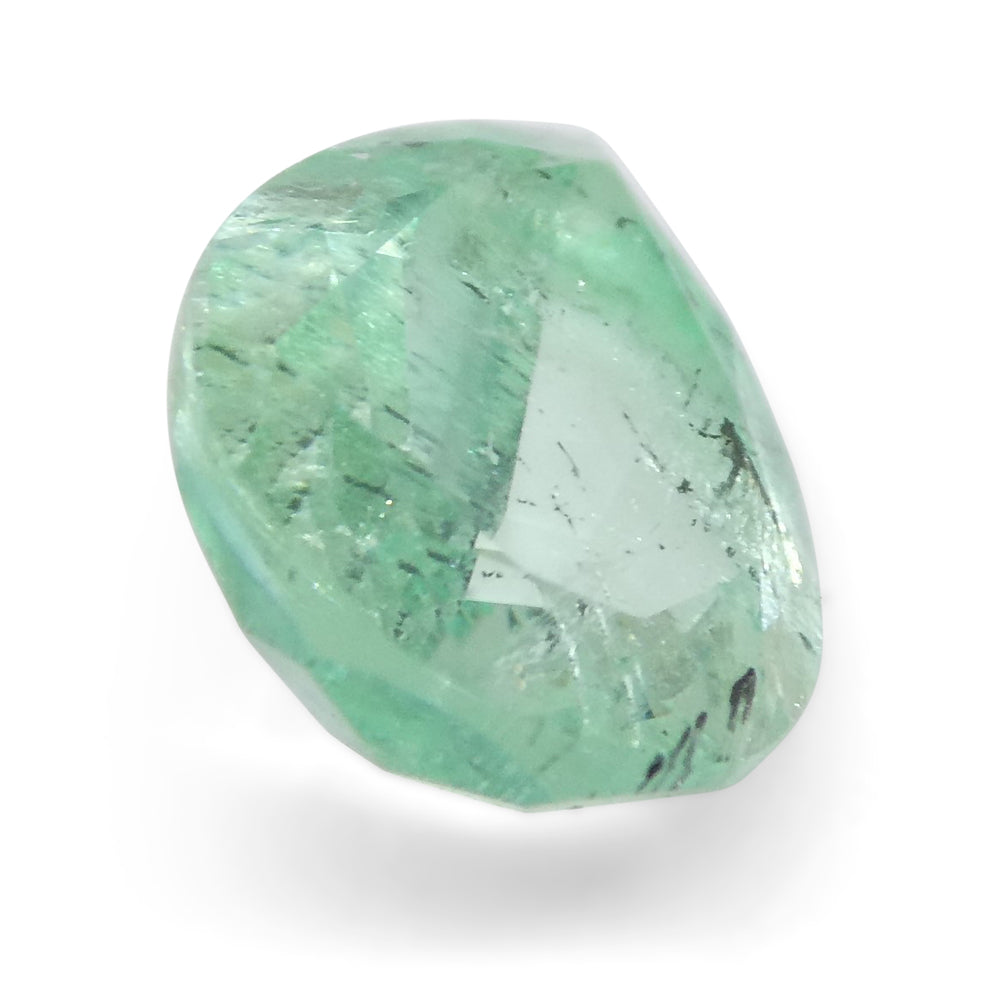 2.07ct Colombian Pear Green Emerald, Moderate Clarity, SkyJems Fine Gemstones Rare Natural Beryl