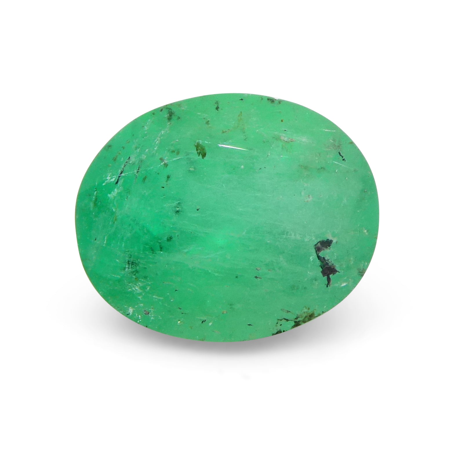 1.20ct Colombian Green Emerald Oval Gemstone from SkyJems Rare Gem Collection