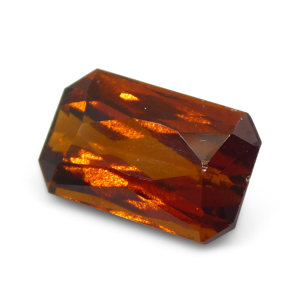 6.08ct Scissor Cut Reddish Orange Hessonite Garnet from Sri Lanka - Skyjems Wholesale Gemstones