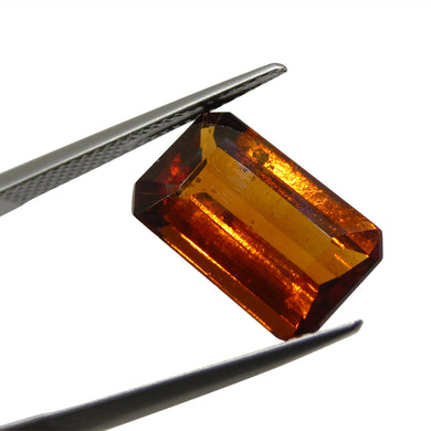 Hessonite Garnet 6.13 cts 14.41 x 8.92 x 4.83 Emerald Cut Orange  $620