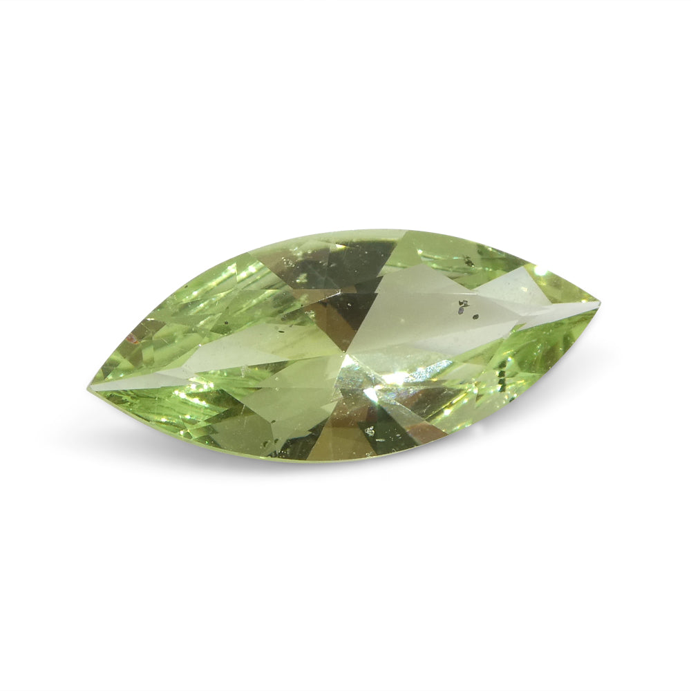 1.85ct Marquise Mint Green Tsavorite Garnet from Tanzania, rare gemstone by SkyJems Canadian gem specialists