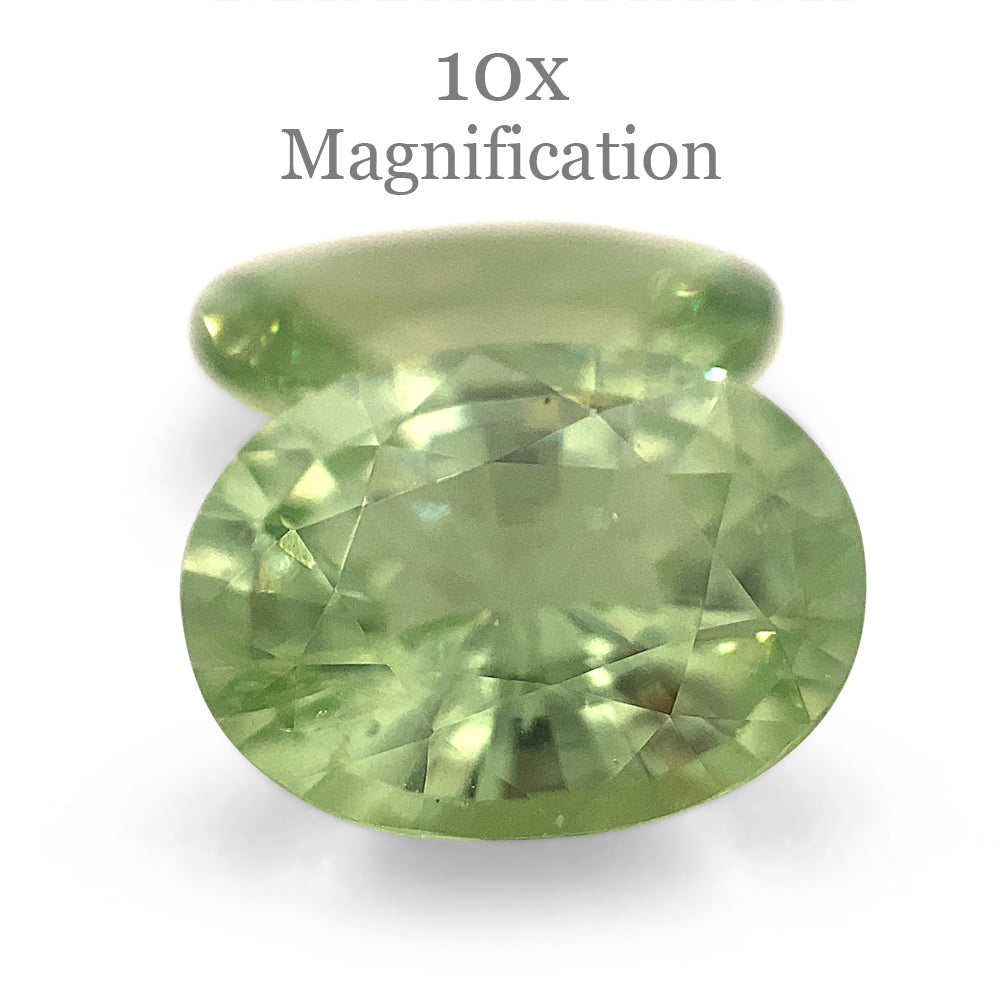 Garnet 4.33 cts 9.46 x 7.08 x4.75 mm and 9.40 x 7.06 x 3.77 mm Oval Green $1980