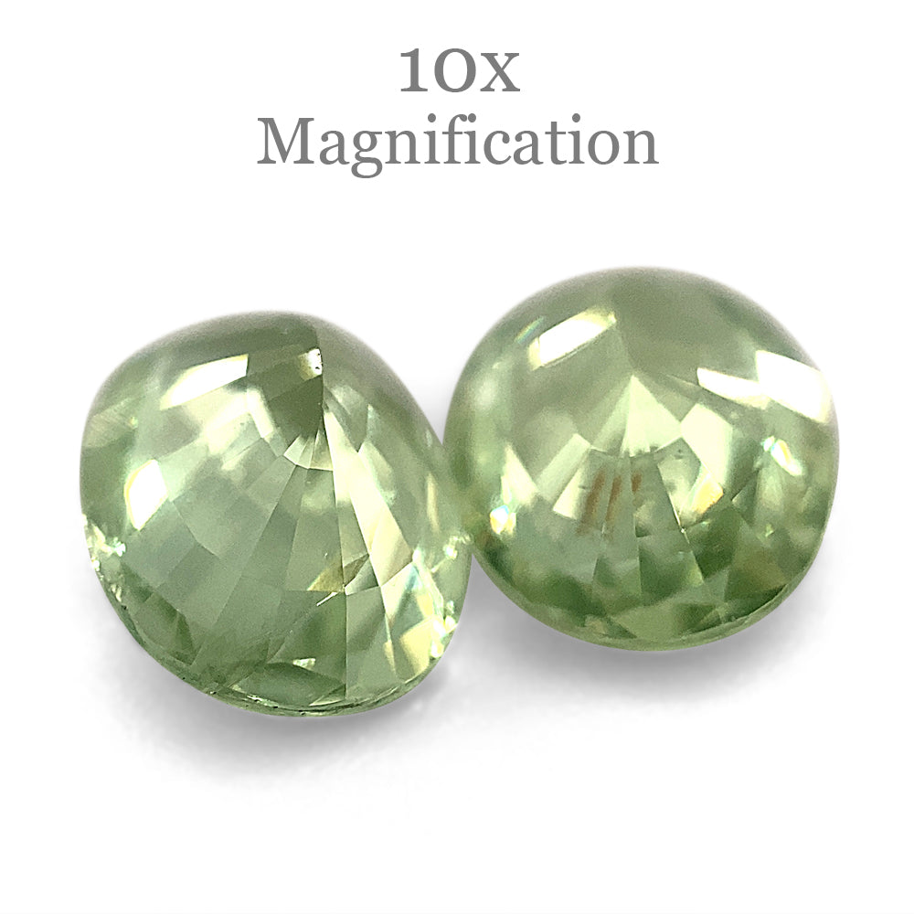 4.33ct Oval Mint Garnet Pair - Skyjems Wholesale Gemstones