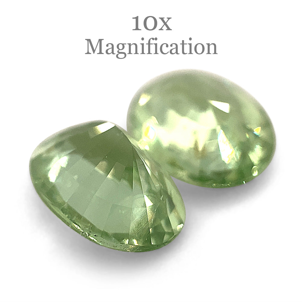 4.33ct Oval Mint Garnet Pair - Skyjems Wholesale Gemstones