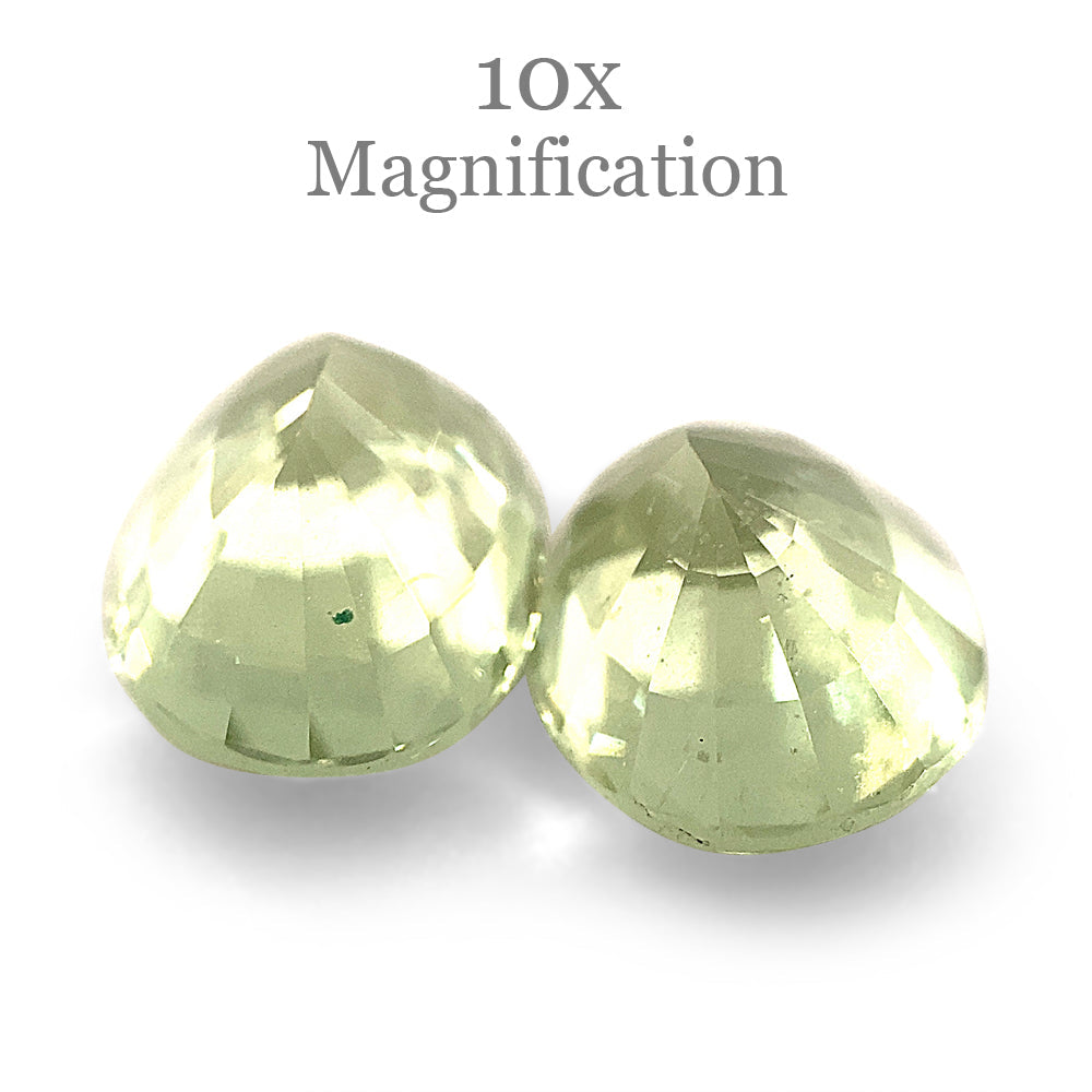 SkyJems 5.79ct Oval Mint Green Tsavorite Garnet Pair from Tanzania, rare gemstone with vibrant color