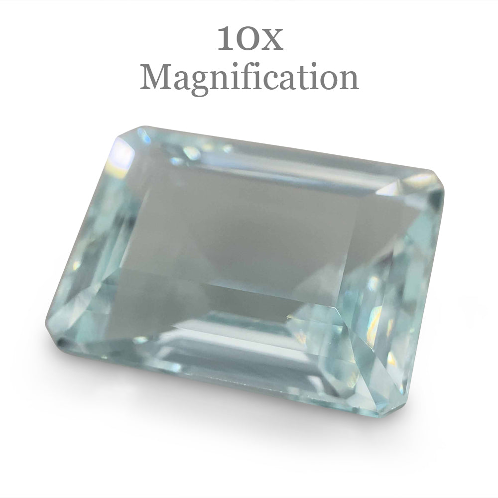 11.54ct Octagonal/Emerald Cut Aquamarine GIA Certified - Skyjems Wholesale Gemstones