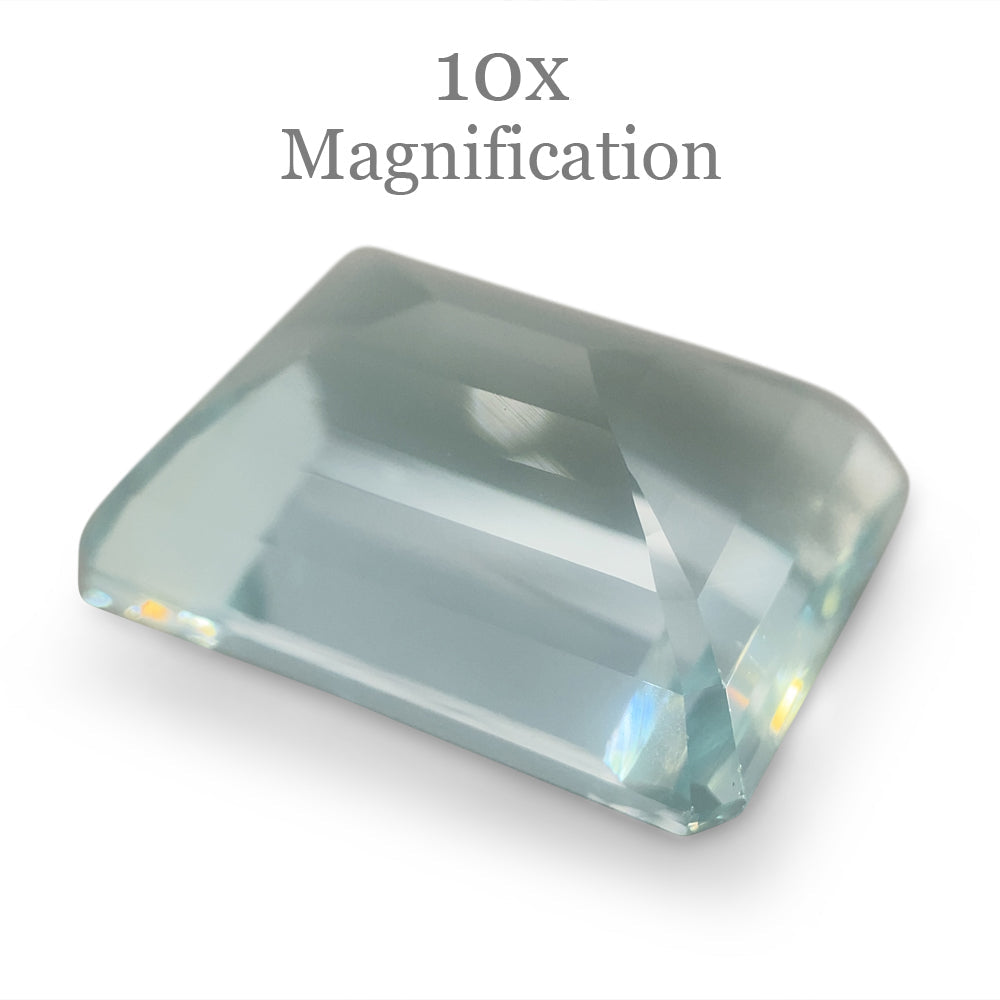 11.54ct Octagonal/Emerald Cut Aquamarine GIA Certified - Skyjems Wholesale Gemstones