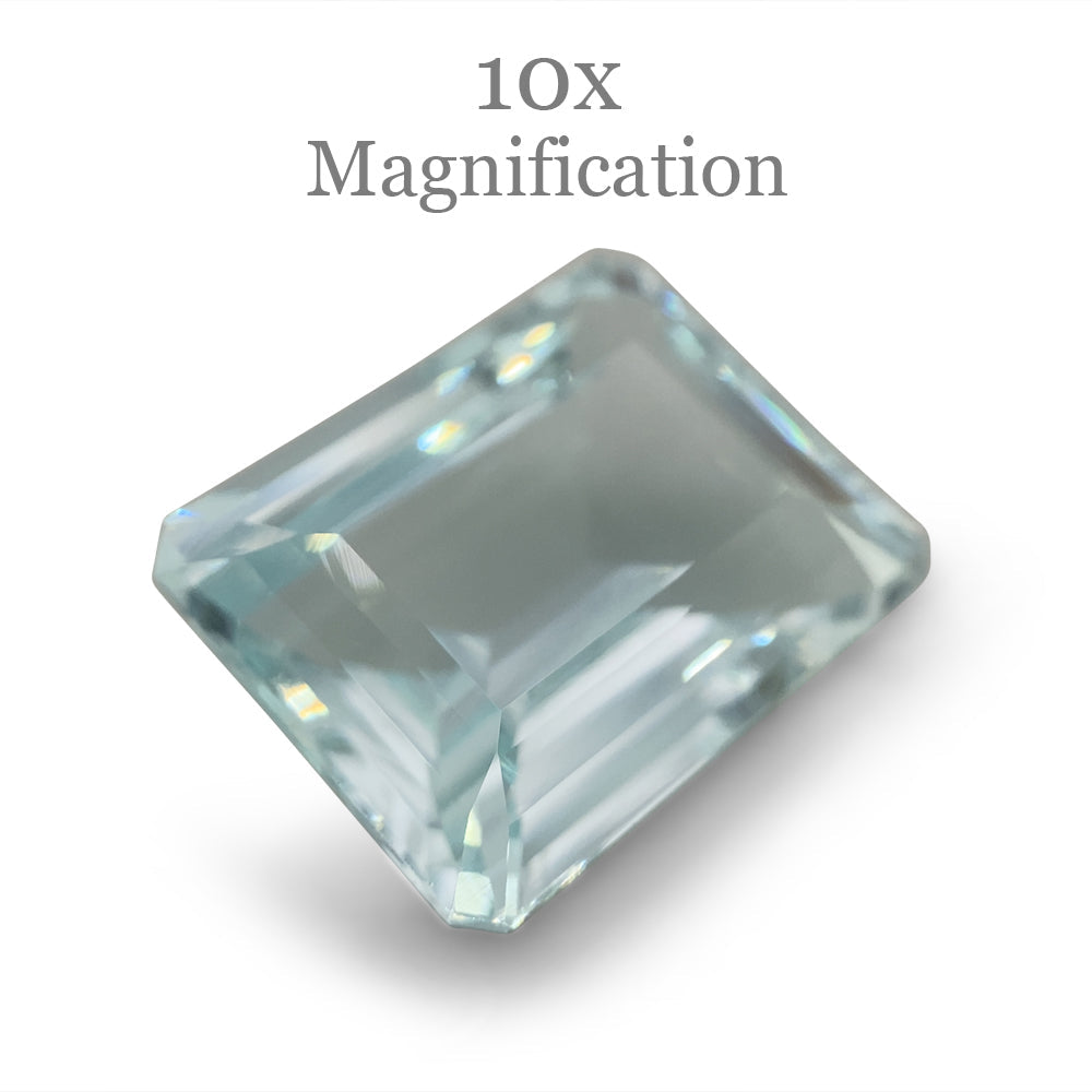 11.54ct Octagonal/Emerald Cut Aquamarine GIA Certified - Skyjems Wholesale Gemstones