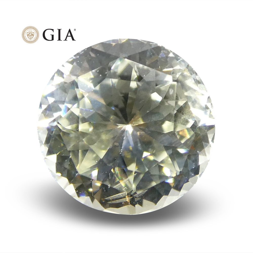 1.62 ct Pastel Yellow Round Sapphire, GIA Certified Natural Gemstone from SkyJems Canadian Gem Specialists