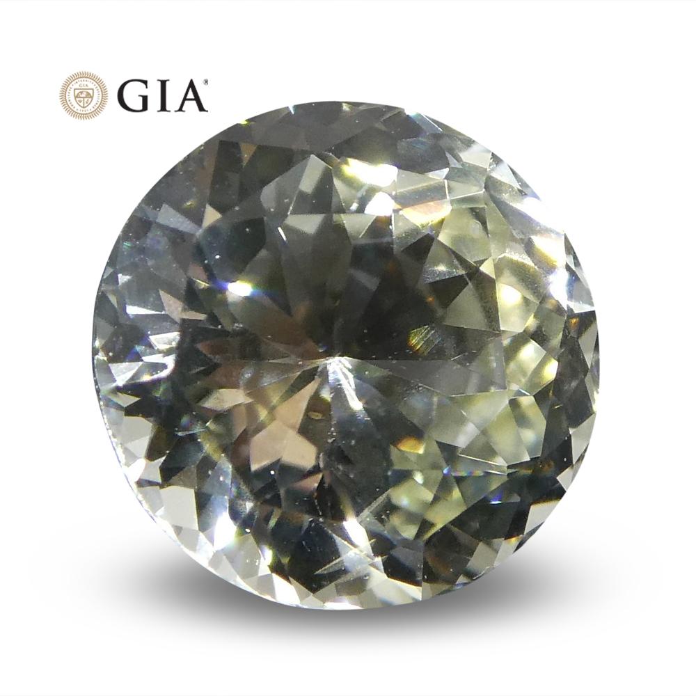 1.62 ct Pastel Yellow Sapphire, Round GIA Certified Natural Gemstone from SkyJems Canadian Gem Experts