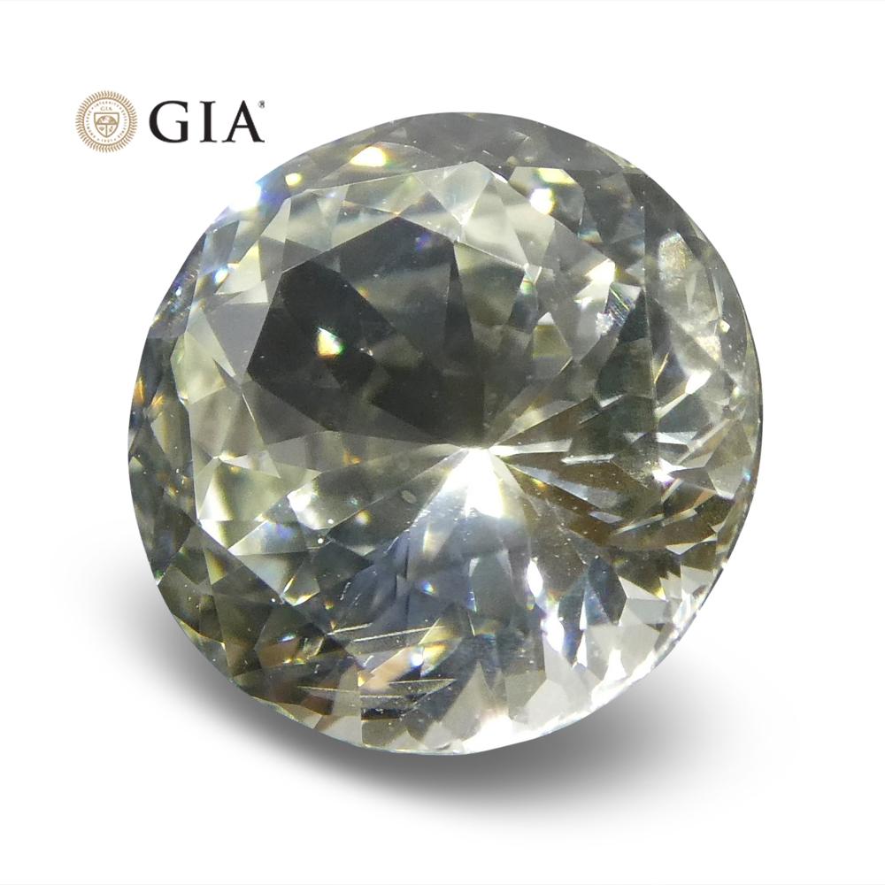 1.62 ct Pastel Yellow Round Sapphire, GIA Certified Natural Gemstone from SkyJems Canadian Gem Specialists