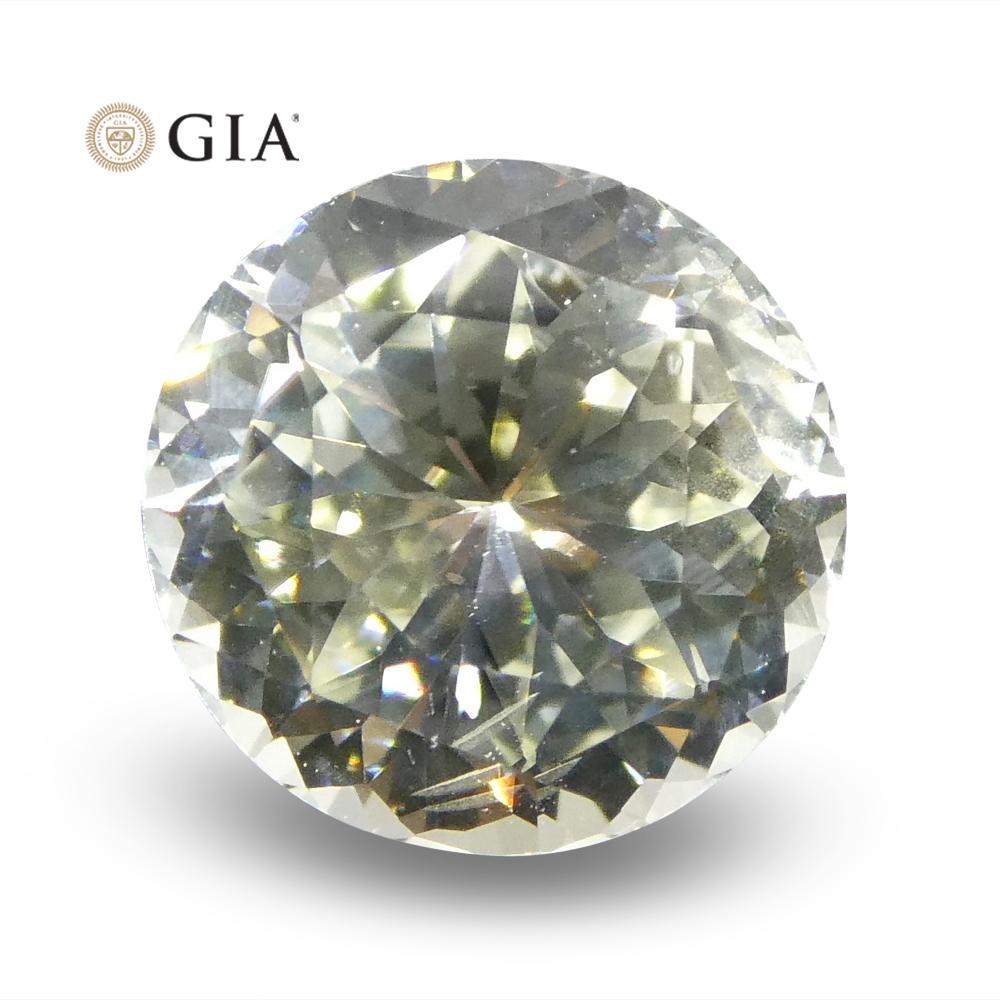 1.62 ct Pastel Yellow Round Sapphire, GIA Certified Natural Gemstone from SkyJems Canadian Gem Specialists