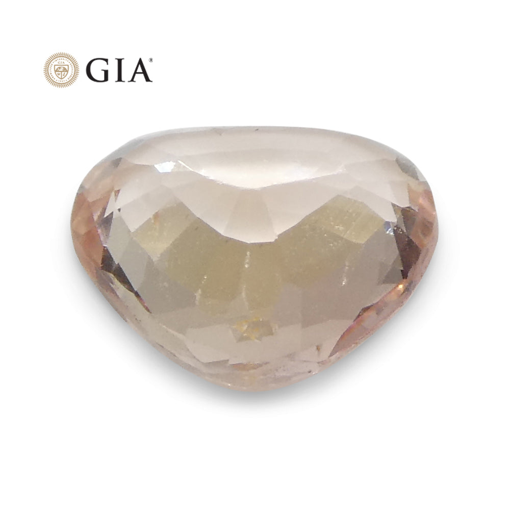 0.98ct Pear Pinkish Orange Padparadscha Sapphire GIA Certified Sri Lanka - Skyjems Wholesale Gemstones