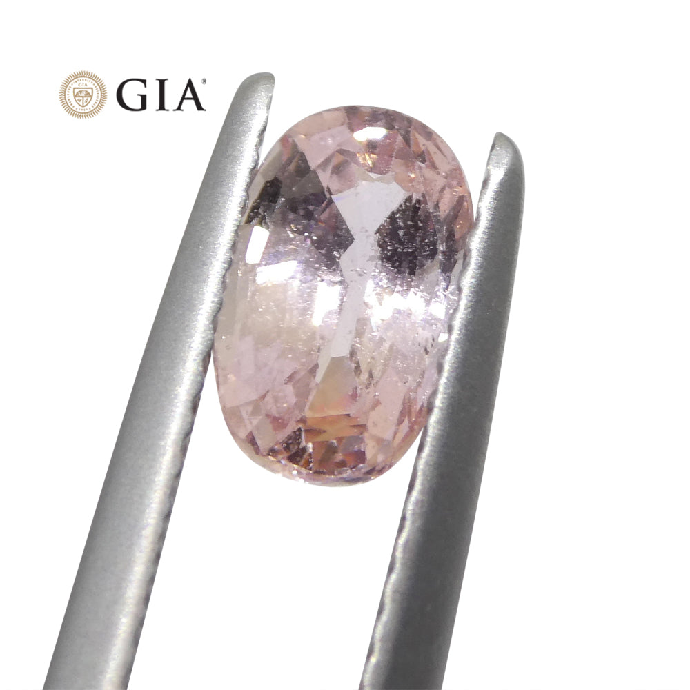 Padparadscha Sapphire 1.17 cts 7.89 x 4.83 x 3.44 mm Oval Orangy Pink $4000