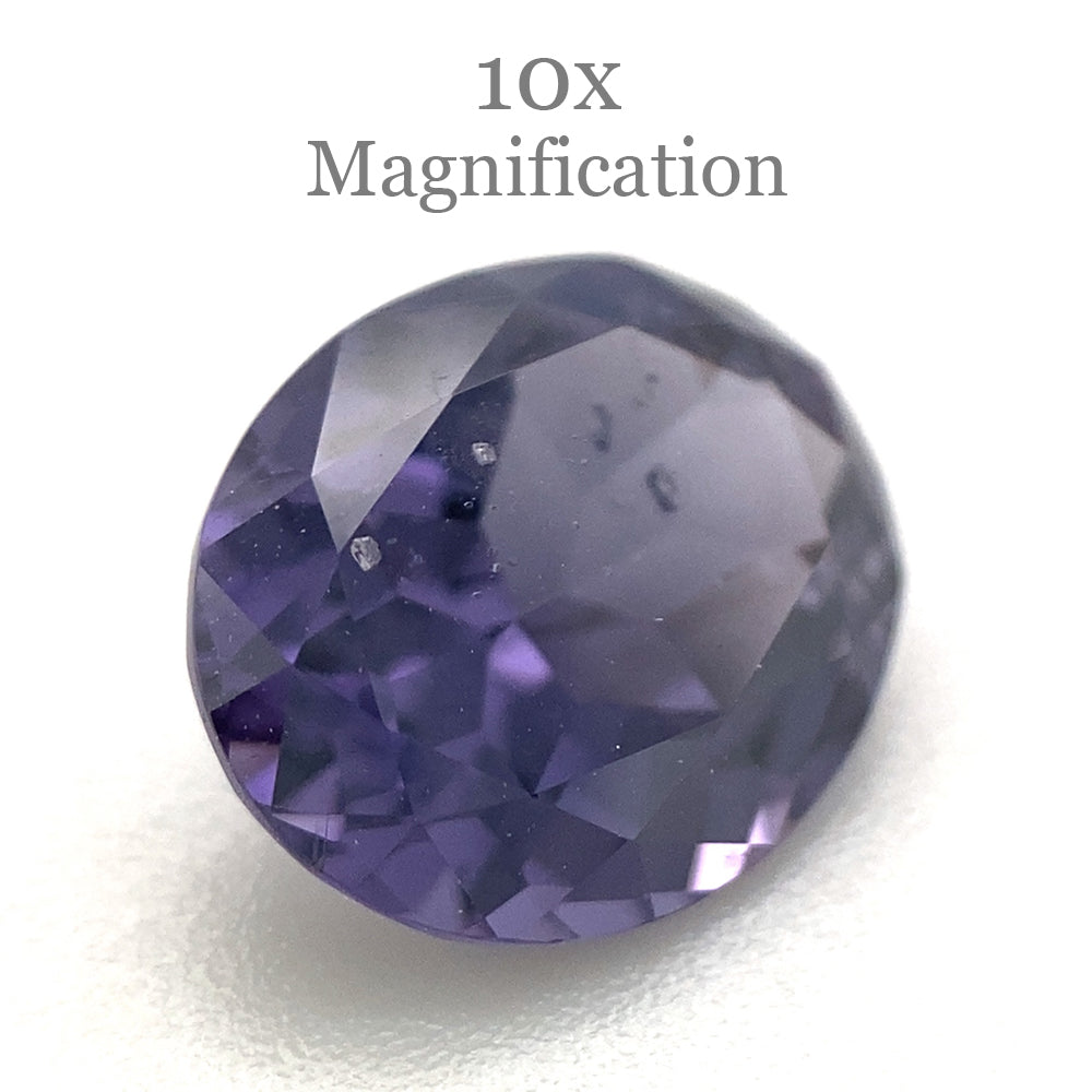 1.98ct Natural Purple Oval Spinel, GIA Certified Unheated Gemstone from SkyJems Canadian Gem Experts
