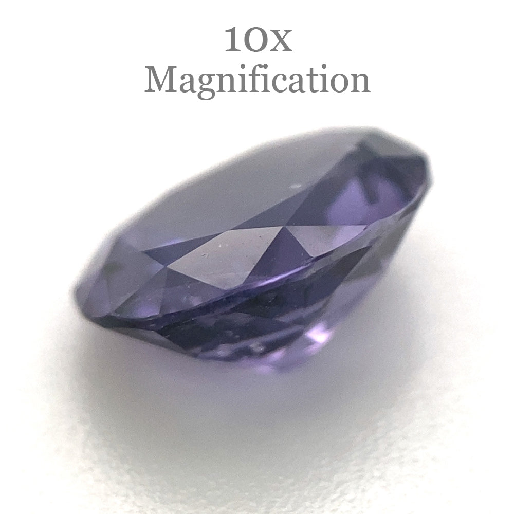 1.98ct Natural Purple Oval Spinel, GIA Certified Unheated Gemstone from SkyJems Canadian Gem Experts
