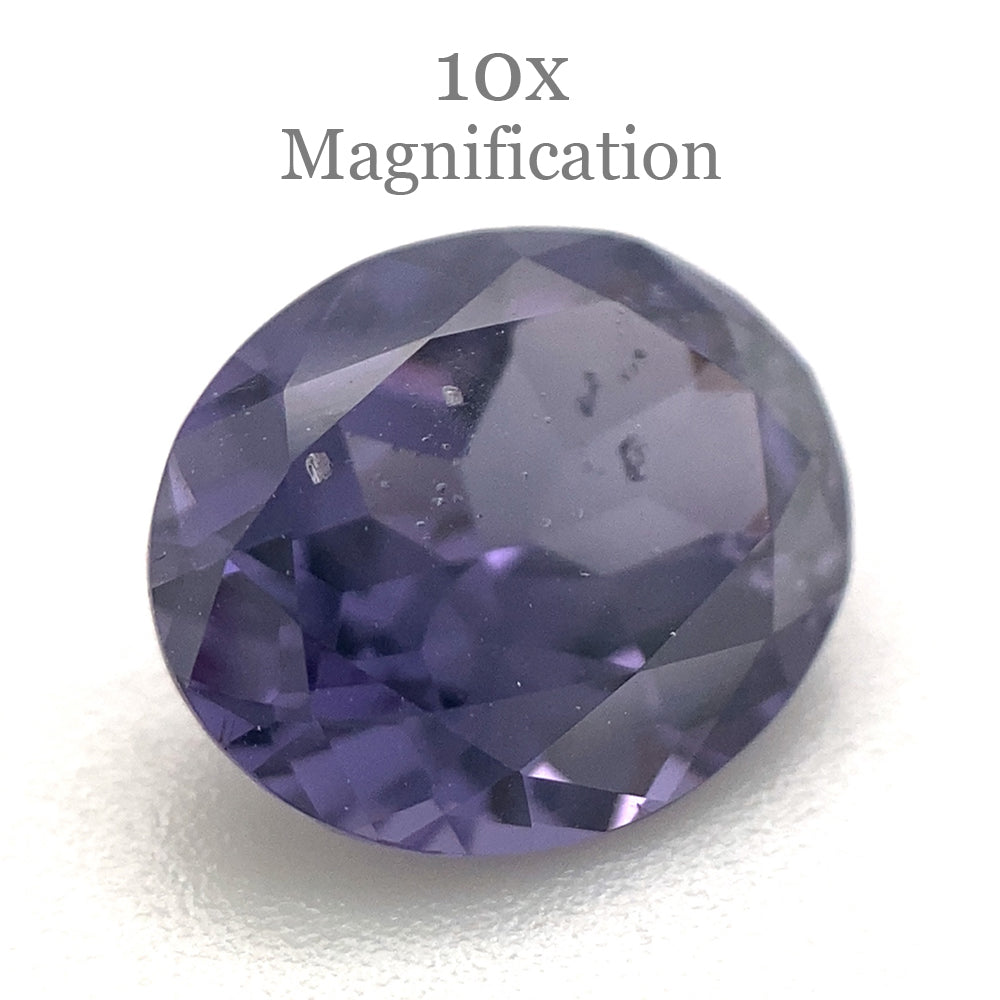 1.98ct Natural Purple Oval Spinel, GIA Certified Unheated Gemstone from SkyJems Canadian Gem Specialists
