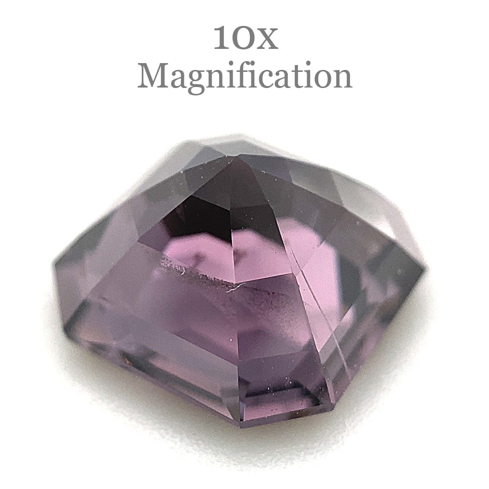 4.88ct Octagonal/Emerald Cut Purple Spinel GIA Certified Unheated - Skyjems Wholesale Gemstones
