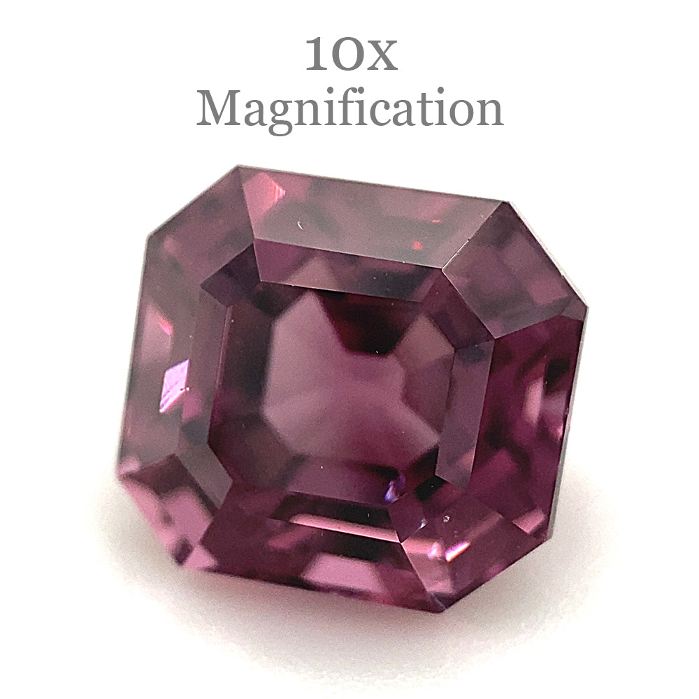 2.95ct Octagonal/Emerald Cut Pink-Purple Spinel GIA Certified Unheated - Skyjems Wholesale Gemstones