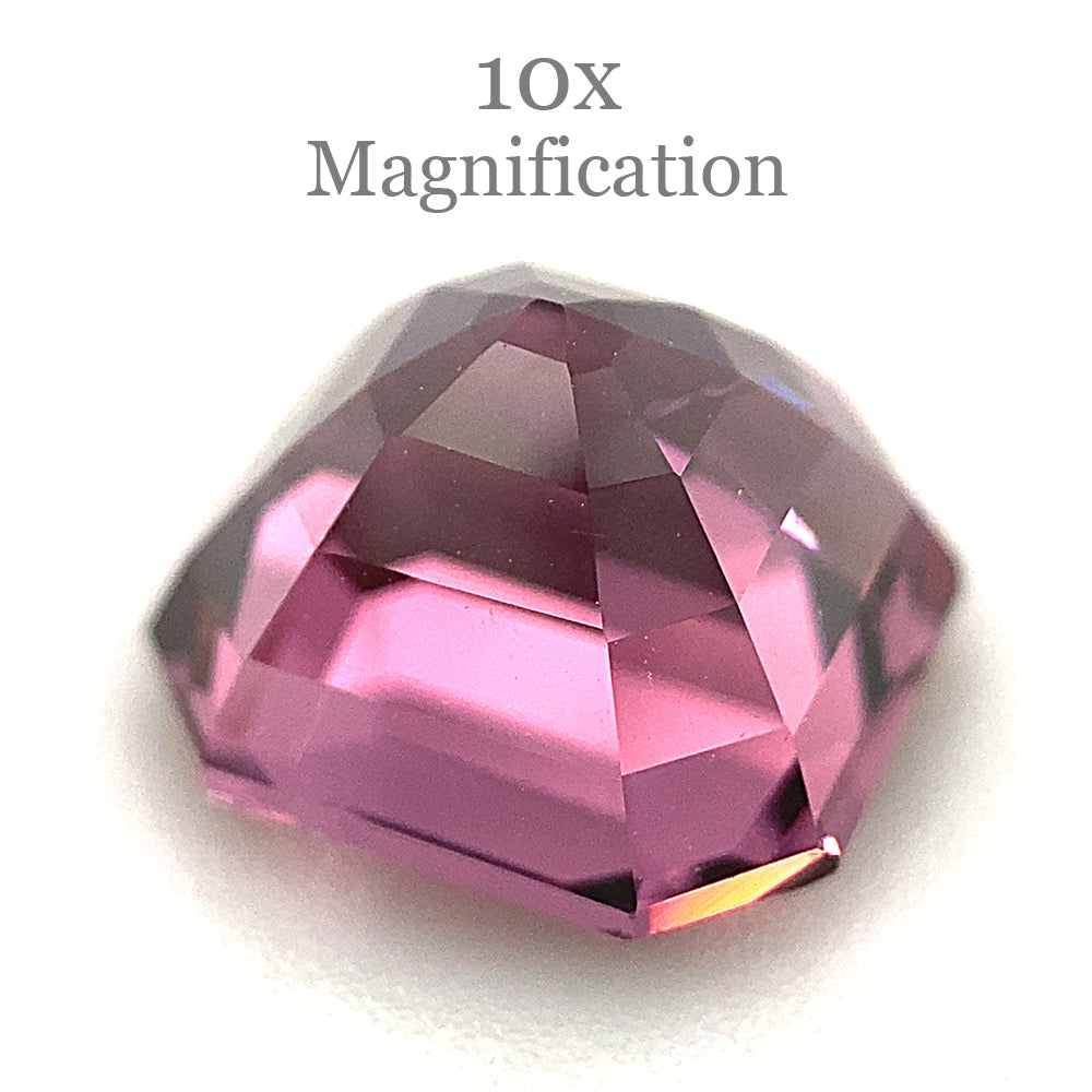 2.95ct Octagonal/Emerald Cut Pink-Purple Spinel GIA Certified Unheated - Skyjems Wholesale Gemstones