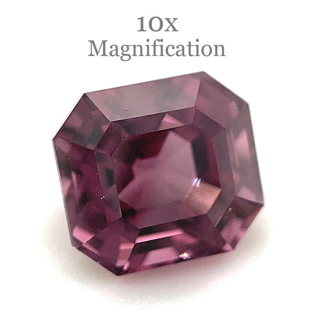 2.95ct Octagonal/Emerald Cut Pink-Purple Spinel GIA Certified Unheated - Skyjems Wholesale Gemstones