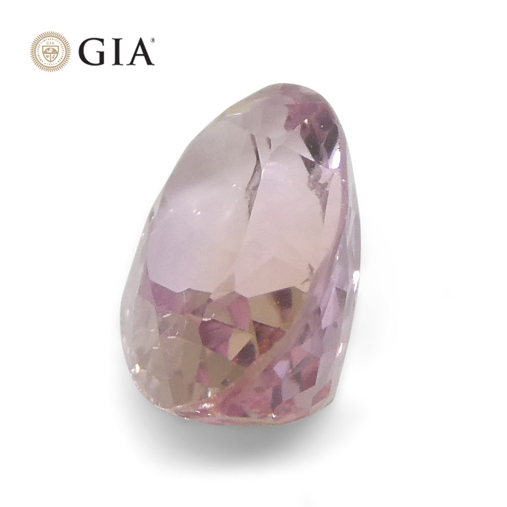 1.16ct Oval Orangy Pink Imperial Topaz from Brazil, GIA Certified Gemstone by SkyJems Canadian Fine Jewelry