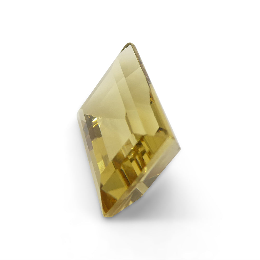 2.68ct Golden Yellow Heliodor Beryl from Brazil, precision octagon-emerald step cut by SkyJems Canadian gemstone experts