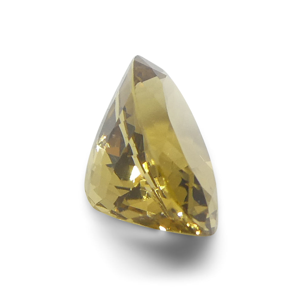 2.87ct Brazilian Heliodor, golden yellow oval beryl gemstone from SkyJems Canadian gem specialists