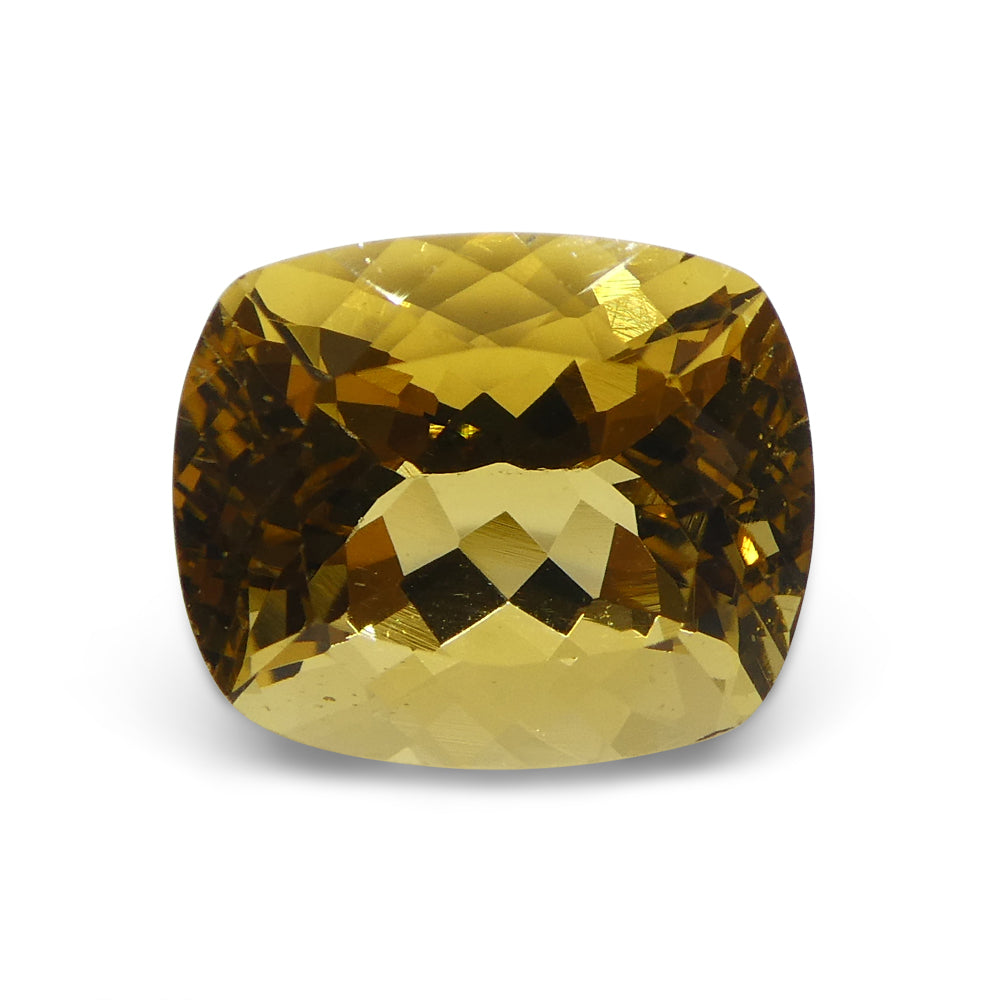 Heliodor 5.33 cts 11.89 x 9.92 x 7.27 Rectangular Cushion Yellow $430