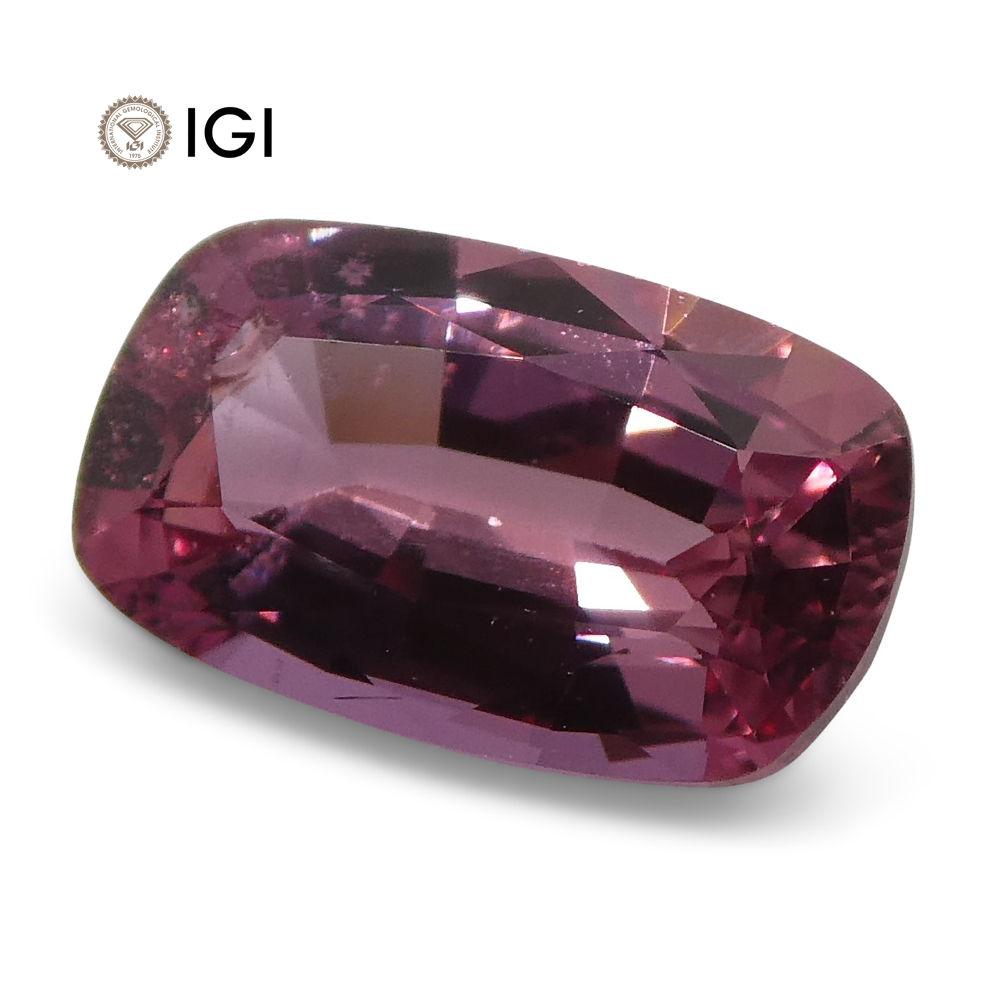 0.96 ct Cushion Pink Sapphire, IGI Certified Canadian gemstone from SkyJems' premium pink corundum collection