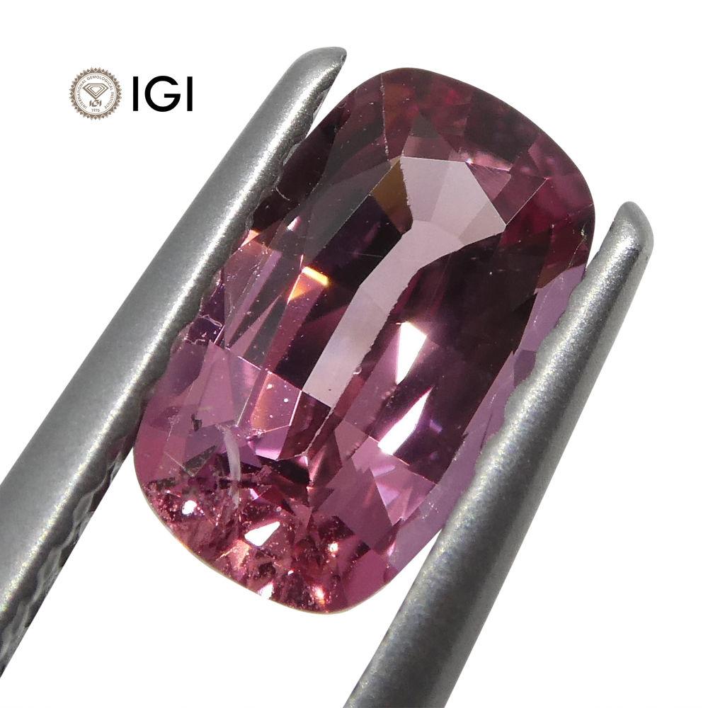 0.96 ct Cushion Pink Sapphire, IGI Certified Canadian gemstone from SkyJems premium colored stone collection