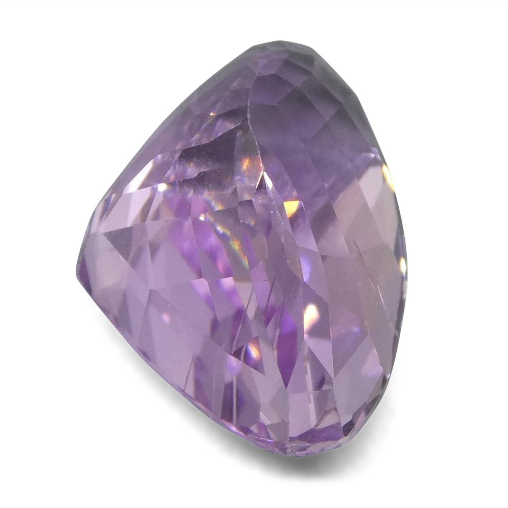 10.99 ct Pear-Cut Purplish Pink Kunzite from Afghanistan, premium single gemstone by SkyJems Canadian gem specialists
