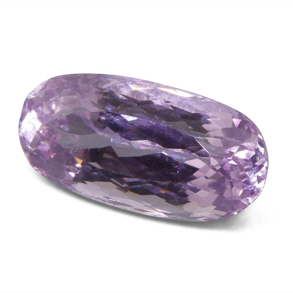 9.6 ct Oval Kunzite from Afghanistan - Purplish Pink Spodumene Gemstone by SkyJems Canadian Gem Experts