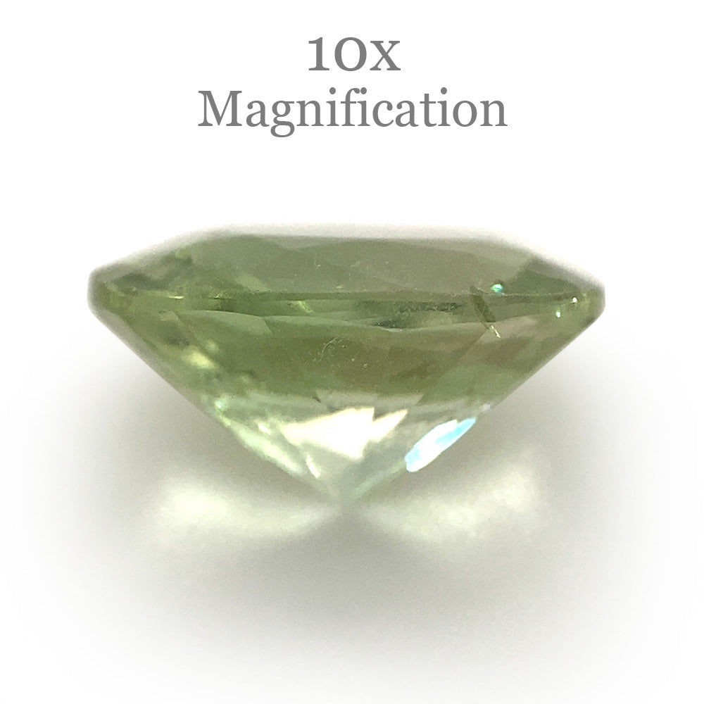 2.39ct Oval Mint Green Garnet from Merelani, Tanzania - Skyjems Wholesale Gemstones