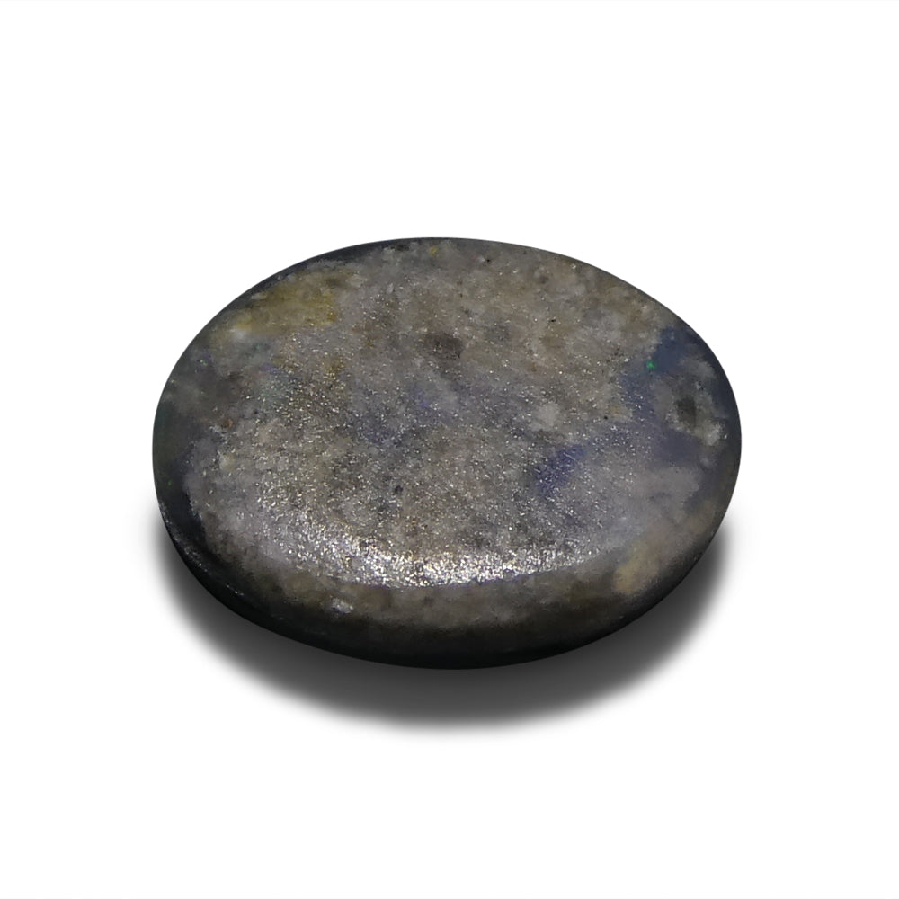 1.47ct Grey Australian Opal Cabochon with Play of Color from SkyJems Rare Gemstones Collection