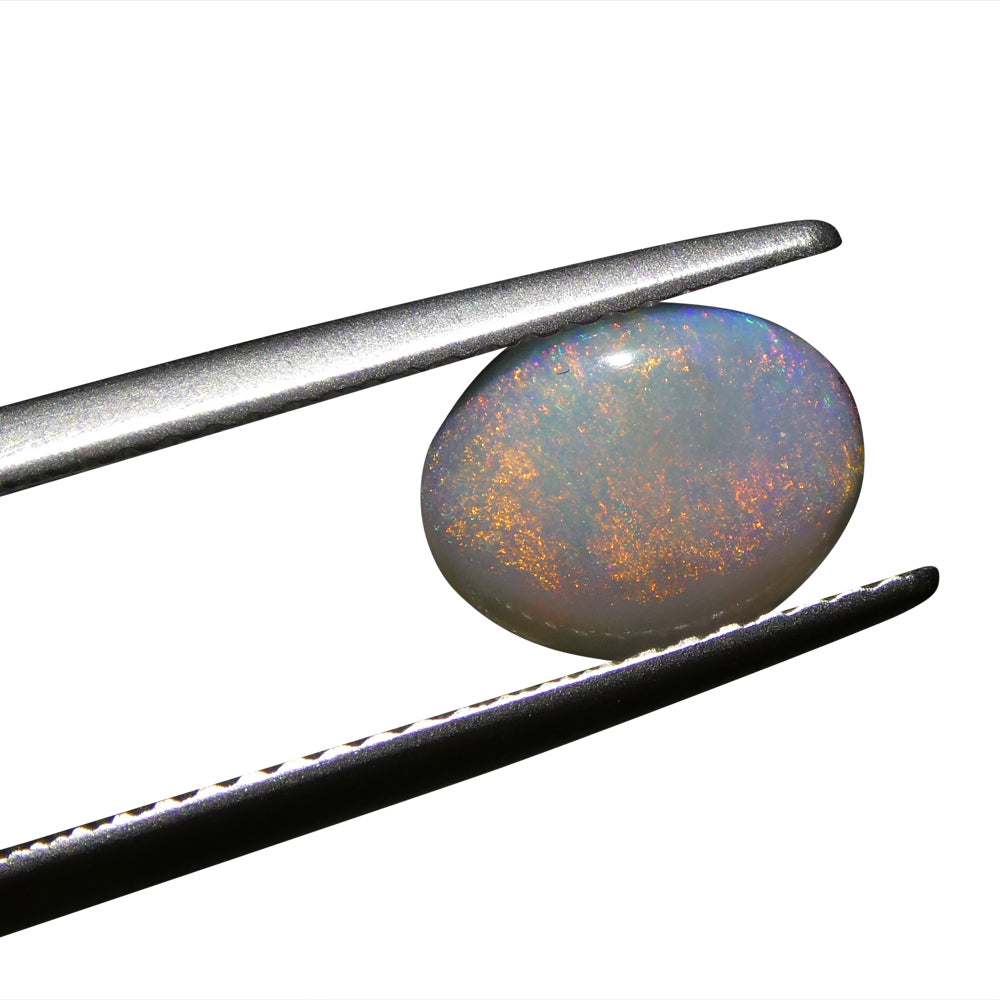 1.06ct Grey Australian Opal Cabochon with Play of Color from SkyJems Gemstones Canada