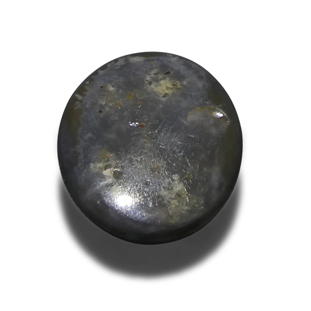 2.37ct Australian Black Opal with vibrant play of color, oval cabochon cut - premium gemstone from SkyJems' curated collectio