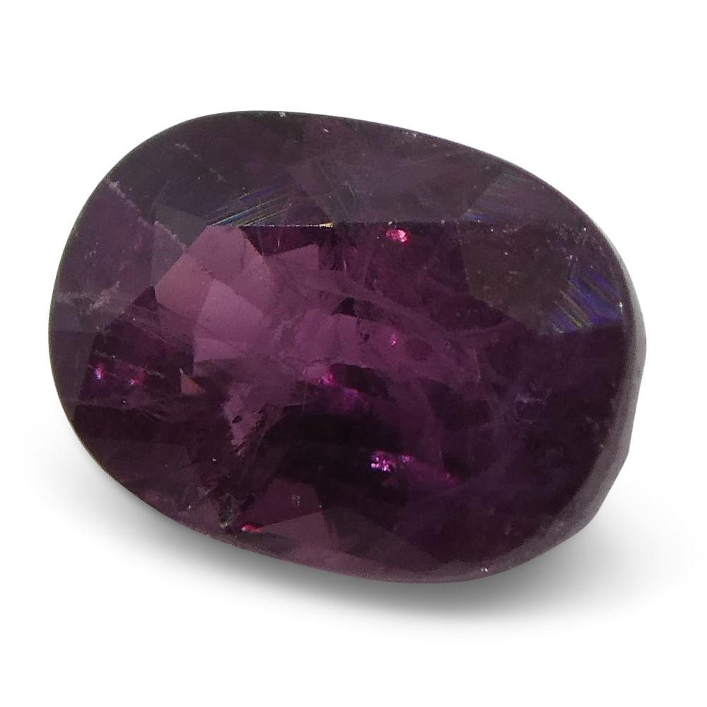 0.98 ct Oval Red Ruby from Thailand, precision-cut single gemstone by SkyJems Canadian gem specialists since 1967