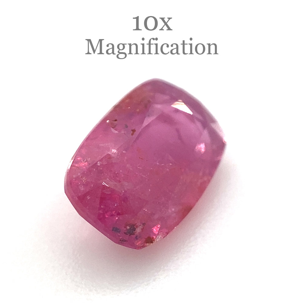1.51ct Cushion Red Ruby from Tanzania, unheated natural gemstone by SkyJems Canadian gem specialists