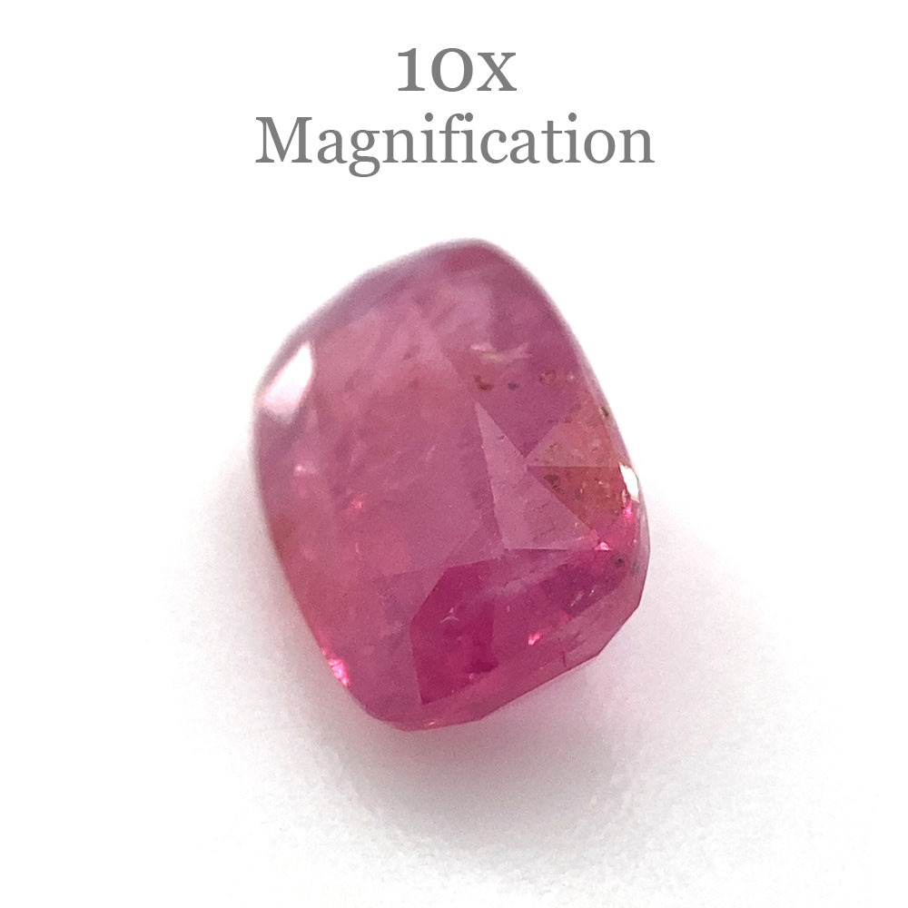 1.51ct Cushion Red Ruby from Tanzania, unheated natural gemstone by SkyJems Canadian gem specialists