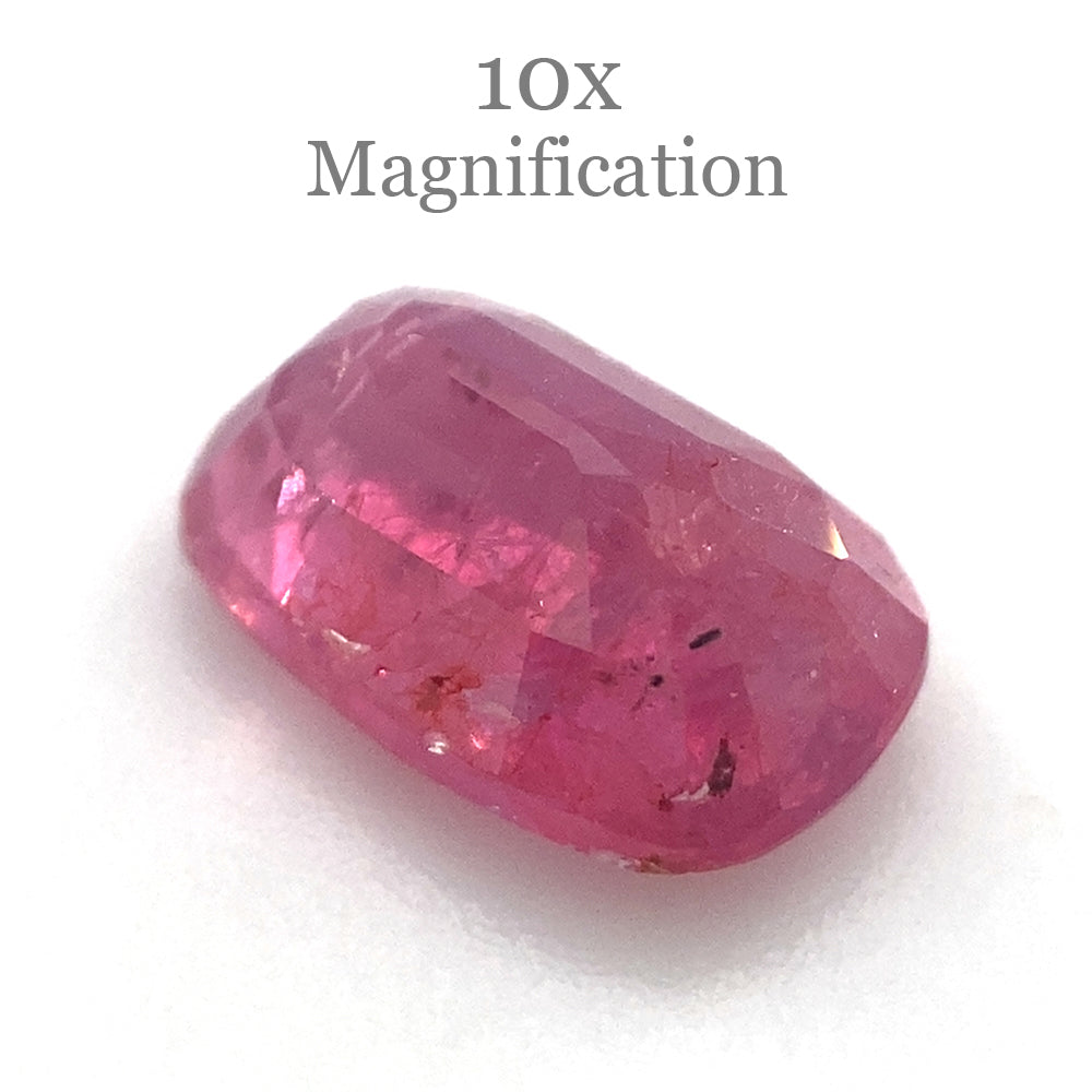 1.51ct Cushion Red Ruby from Tanzania, unheated natural gemstone by SkyJems Canadian gem specialists