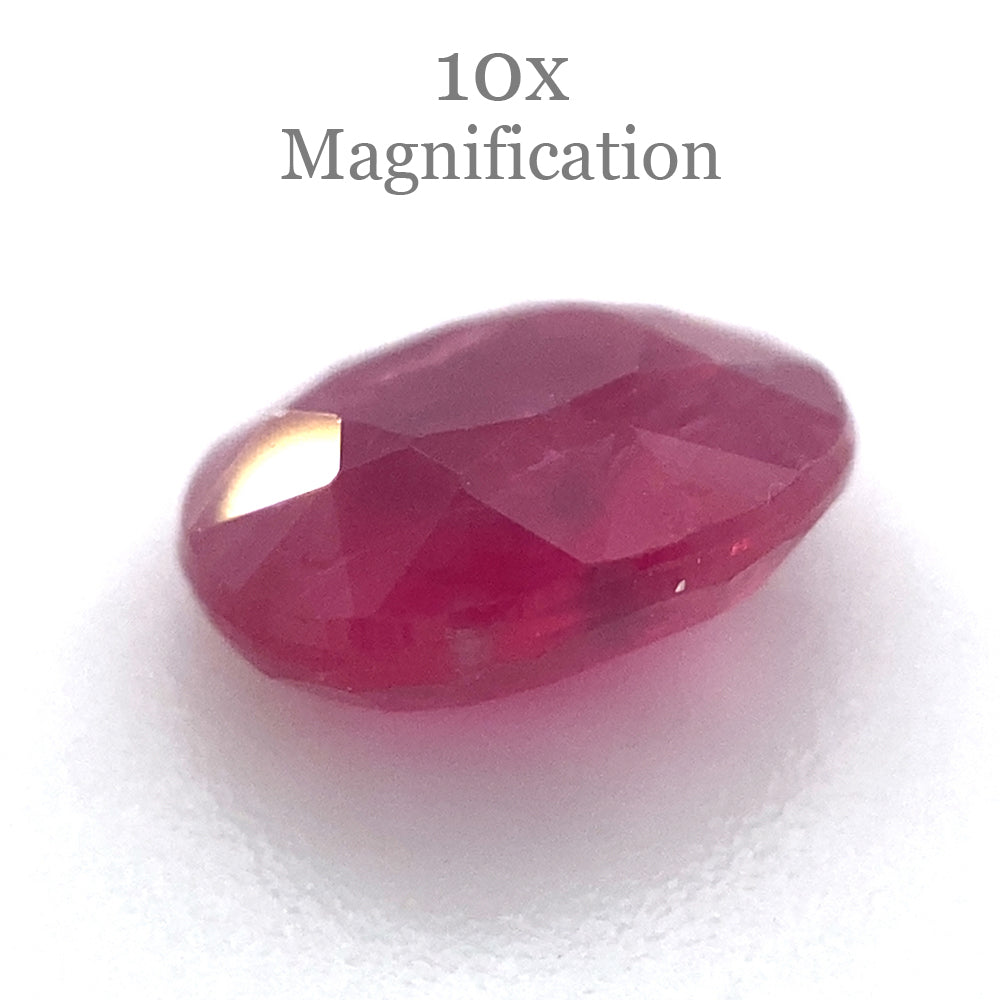 0.97ct Purplish Red Oval Madagascar Ruby, unheated natural gemstone from SkyJems Canadian gem specialists